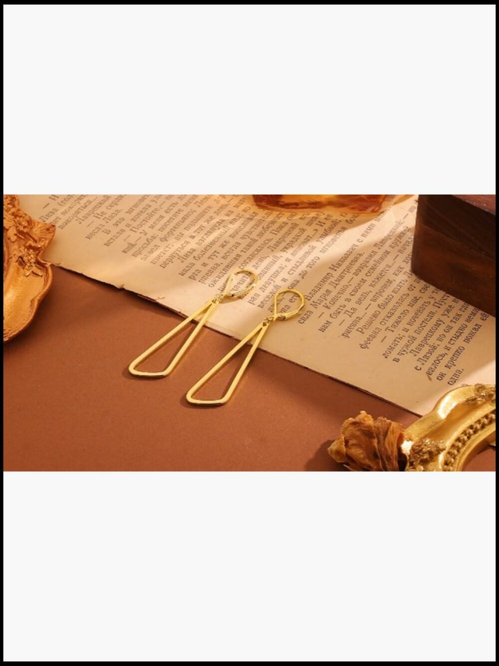 Sterling Silver Geometric Dangle Earrings Hypoallergenic Leverback Minimal Chic - Picture 7 of 7
